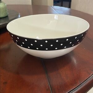 Kate Spade Polka Dot Black and White Ceramic Lenox Williams Sonoma